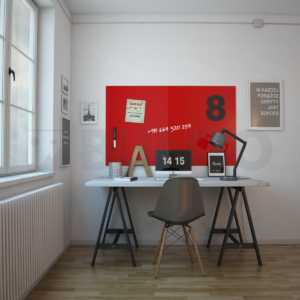 tablica magnetyczna czerwień